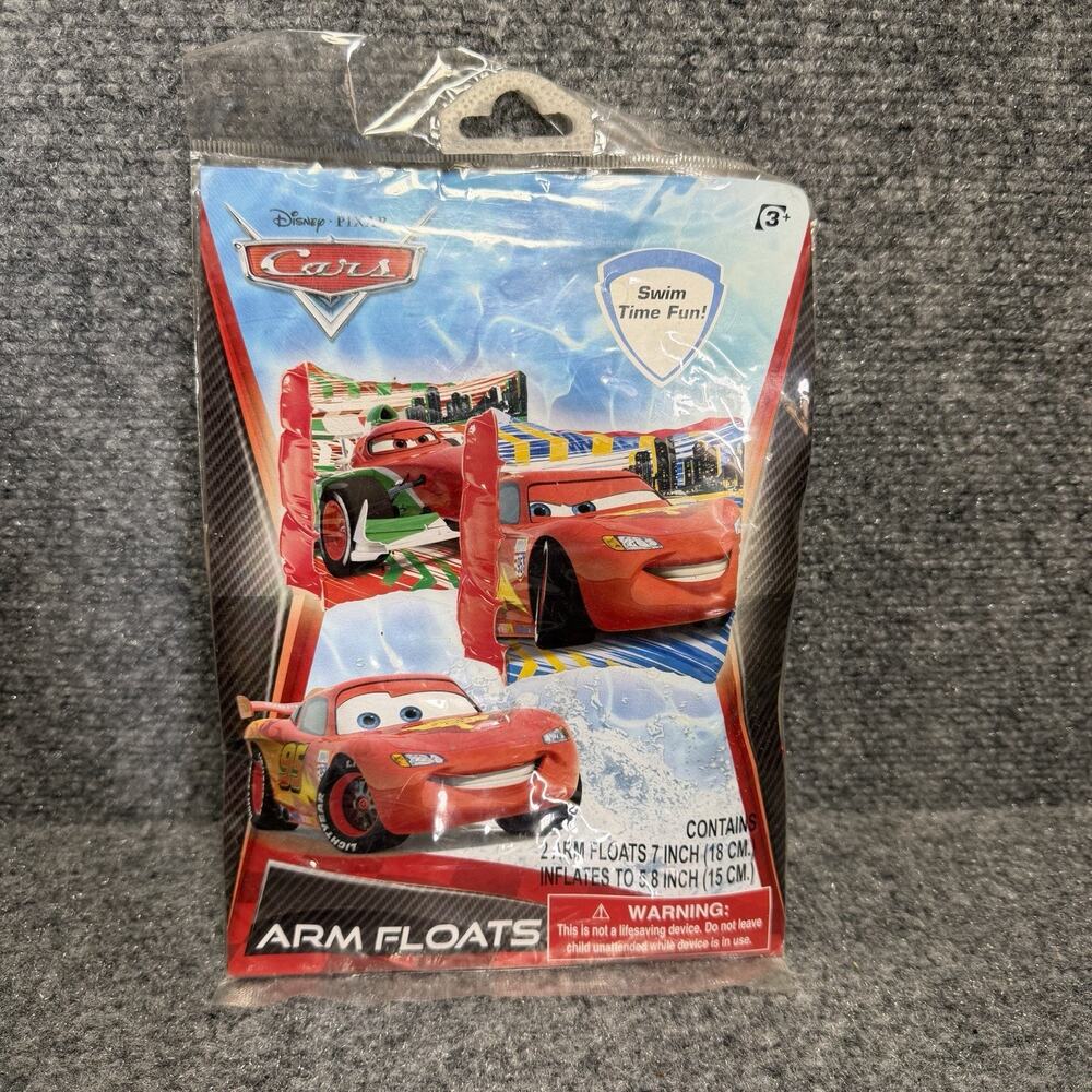 Inflatable Arm Bands Cars Lightning McQueen Francesco Bernoulli Age 3+ NEW